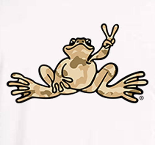 Peace Frogs Adult Desert Camo Short Sleeve T-Shirt