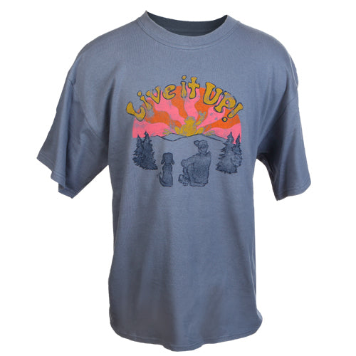 Peace Frogs Adult Live It Up Short Sleeve T-Shirt