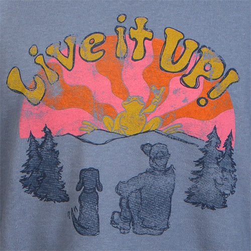 Peace Frogs Adult Live It Up Short Sleeve T-Shirt