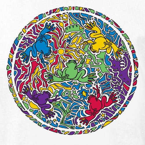 Peace Frogs Adult Spectrum Short Sleeve T-Shirt