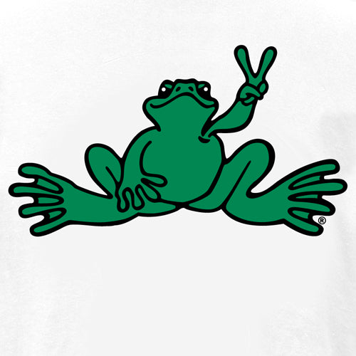 Peace Frogs Adult Green Frog Short Sleeve T-Shirt