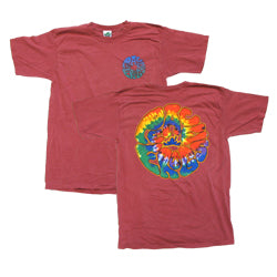 Peace Frogs Adult Tie Dye Bubble Garment Dye Short Sleeve T-Shirt