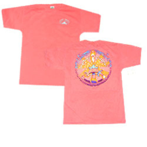Peace Frogs Adult Toadstool Frog Garment Dye Short Sleeve T-Shirt