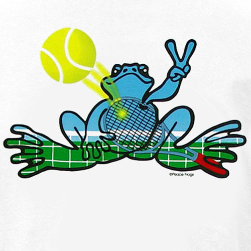 Peace Frogs Adult Tennis Short Sleeve T-Shirt