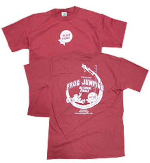 Peace Frogs Adult Cedar Frog Jumping Short Sleeve T-Shirt
