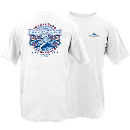 Peace Frogs Adult Cheerleading Short Sleeve T-Shirt