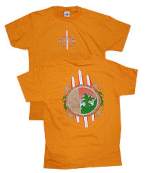 Peace Frogs Adult Rocky Three Board Short Sleeve T-Shirt