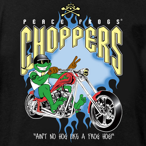 Peace Frogs Adult Chopper Short Sleeve T-Shirt