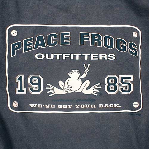 Peace Frogs Adult Outfitters Short Sleeve T-Shirt