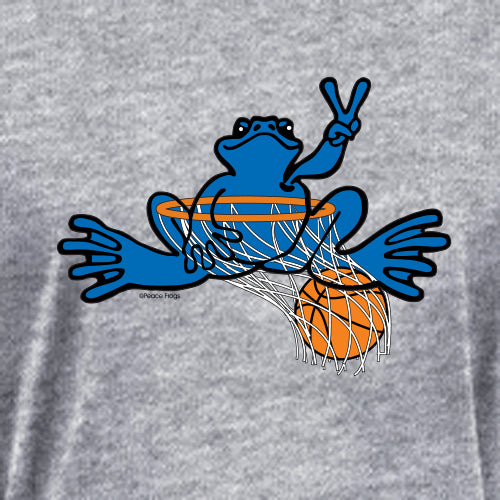 Peace Frogs Granite Basketball Adult Long Sleeve T-Shirt