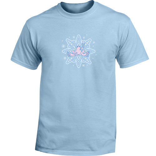 Peace Frogs Adult Snowflake Short Sleeve T-Shirt