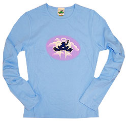 Peace Frogs Angel Junior Long Sleeve T-Shirt