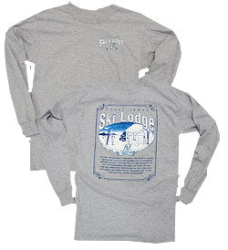 Peace Frogs Granite Ski Lodge Adult Long Sleeve T-Shirt
