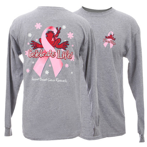Peace Frogs Celebrate Life Adult Long Sleeve T-Shirt
