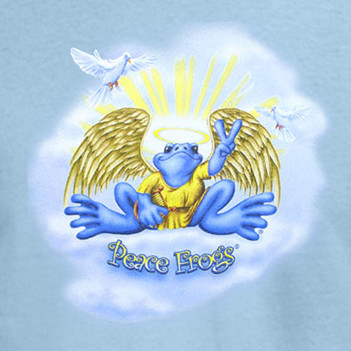 Peace Frogs Adult Radiant Angel Short Sleeve T-Shirt