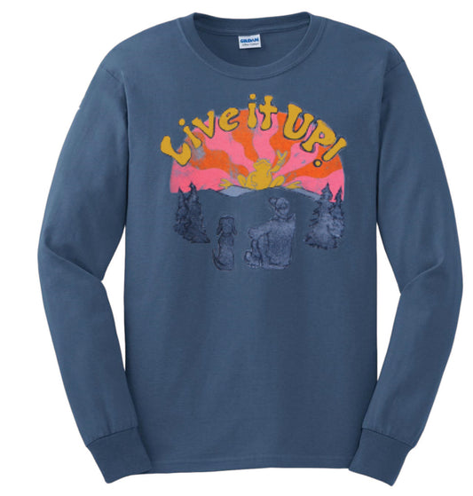Peace Frogs Live It Up Adult Long Sleeve T-Shirt