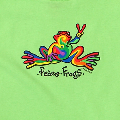 Peace Frogs Retro Toddler Short Sleeve T-Shirt