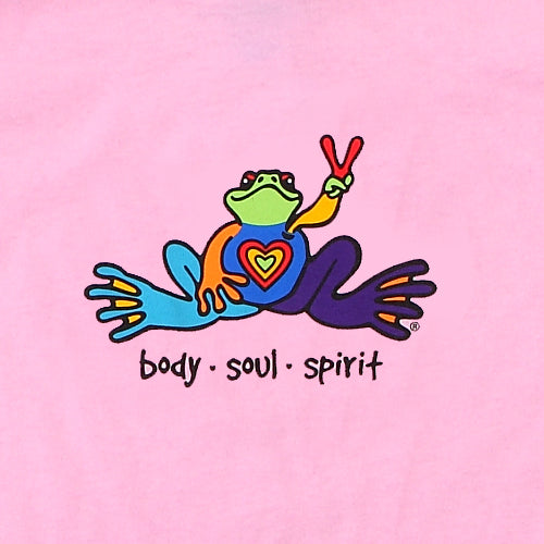 Peace Frogs Body Soul Spirit Toddler Short Sleeve T-Shirt