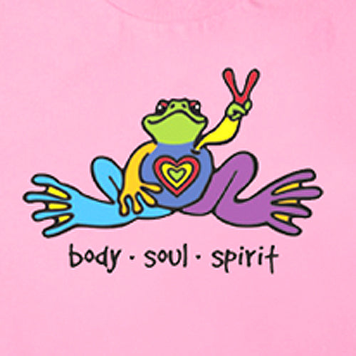 Peace Frogs Body Soul Spirit Infant Short Sleeve Onesie