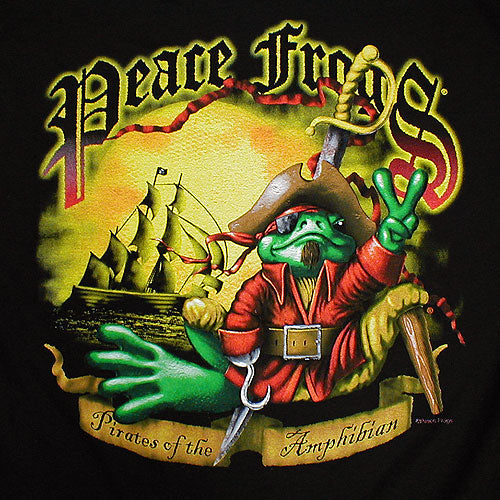 Peace Frogs Youth Pirate Long Sleeve T-Shirt