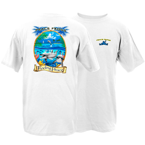Peace Frogs Adult Finding Peace Short Sleeve T-Shirt