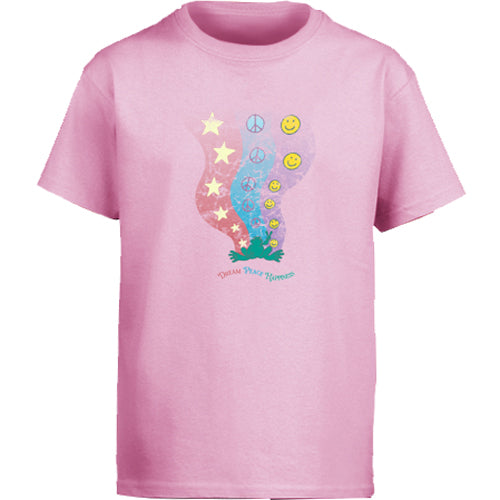 Peace Frogs Dream Peace Short Sleeve Kids T-Shirt