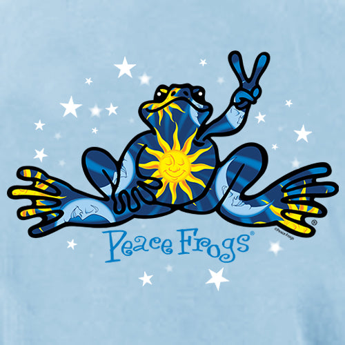 Peace Frogs Night And Day Long Sleeve Kids T-Shirt
