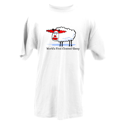Beyond The Pond Adult Clowned Sheep Short Sleeve T-Shirt