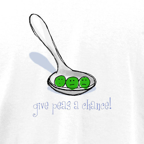 Beyond The Pond Adult Give Peas A Chance Short Sleeve T-Shirt