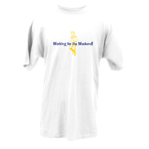 Beyond The Pond Adult Working For The Weekend Short Sleeve T-Shirt
