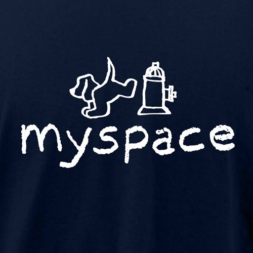 Beyond The Pond Adult My Space Dog Short Sleeve T-Shirt